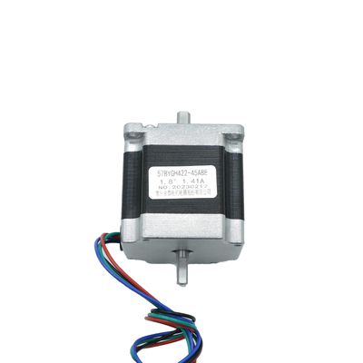 kupować Hybrydowy silnik krokowy Nema23 57 mm z podwójnym wałem wyjściowym 1,41 A 5,07 V 1,25 NM online manufacture
