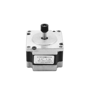 kupować 41mm Hybrydowy silnik krokowy o wysokim momencie obrotowym Nema 17 0,35nm 280 uncji silnika krokowego 57BYGHM021A online manufacture